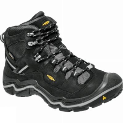 Keen Mens Durand Mid WP Boot Black / Gargoyle